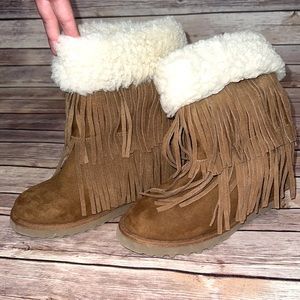 Madden Girl Fringe Boots